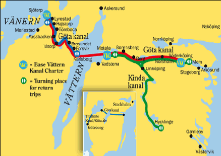 Mundoteka » SUECIA -El lago Vänern y sus alrededores